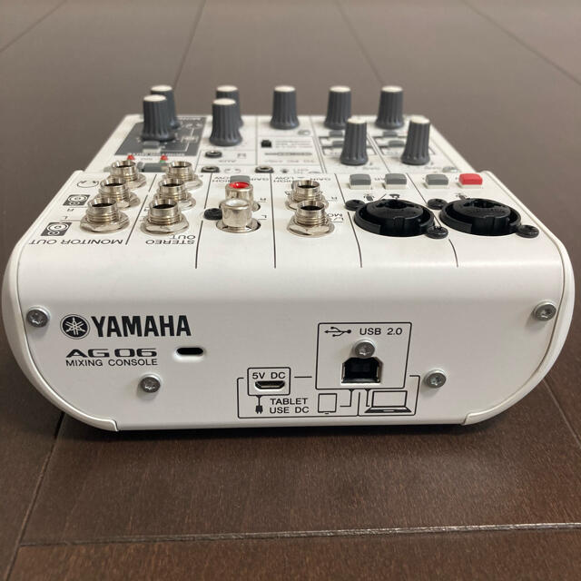 ヤマハ(ヤマハ)のYAMAHA AG06 ウェブキャスティングミキサー 楽器のDTM/DAW(オーディオインターフェイス)の商品写真