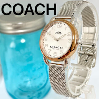 コーチ(COACH)の29 コーチ時計　レディース腕時計　新品電池　ピンクゴールド(腕時計)