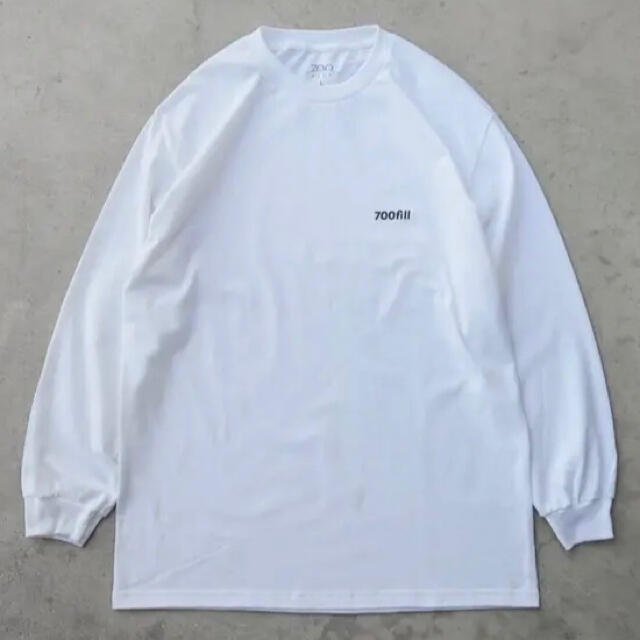 Tシャツ/カットソー(七分/長袖)700FILL Small Payment Logo 白黒２枚セット