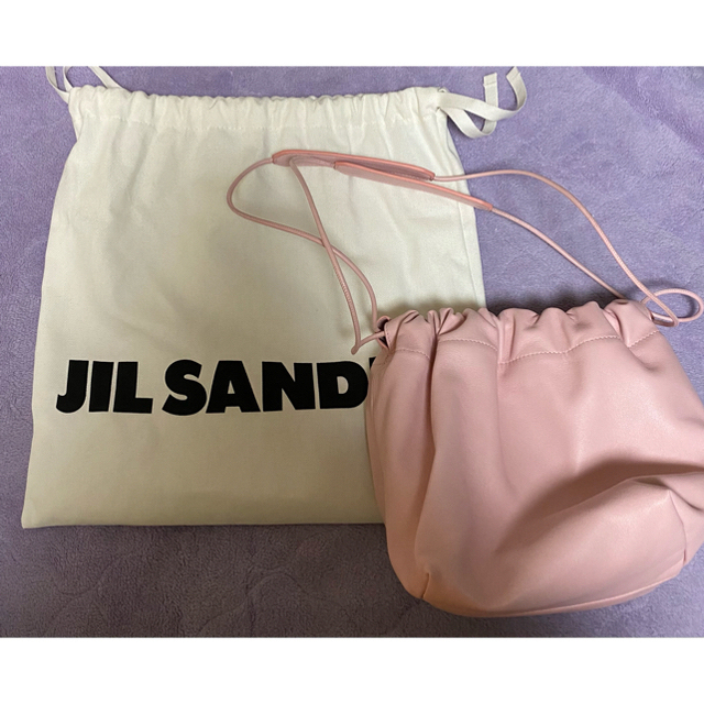 2022正規激安】 Jil Sander ジルサンダー 巾着バッグ ピンク色