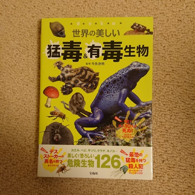 世界の美しい 猛毒 & 有毒 生き物 本 - 標本用品