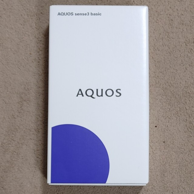 AQUOS　sense3 　ブラックスマートフォン本体