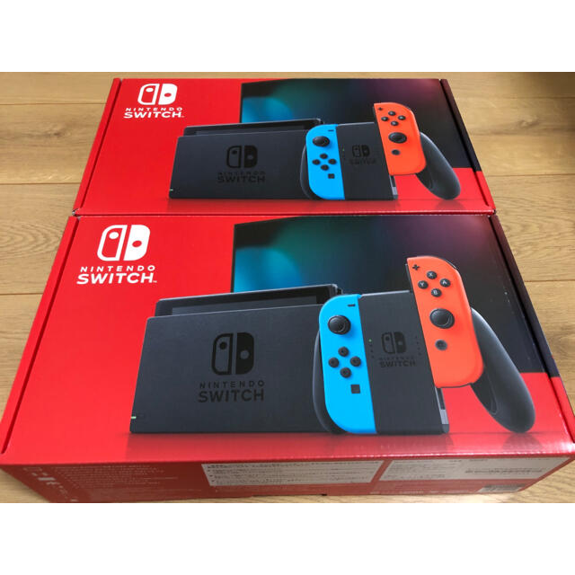 【2台】Nintendo Switch 任天堂スイッチ 本体 新品未使用 ネオン