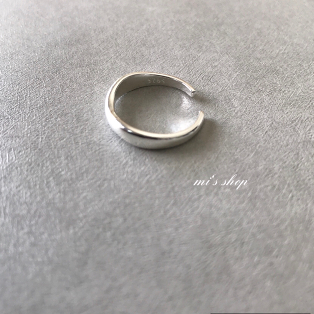 silver925 ワイドリング  13-14号/シルバー925 おおぶりリング レディースのアクセサリー(リング(指輪))の商品写真
