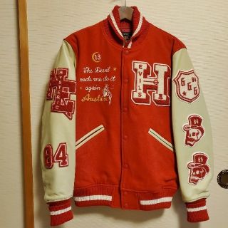 ヒステリックグラマー(HYSTERIC GLAMOUR)のえぐやん様専用！《№582・№583》コンバース・HG 袖レザー スタジャン(スタジャン)