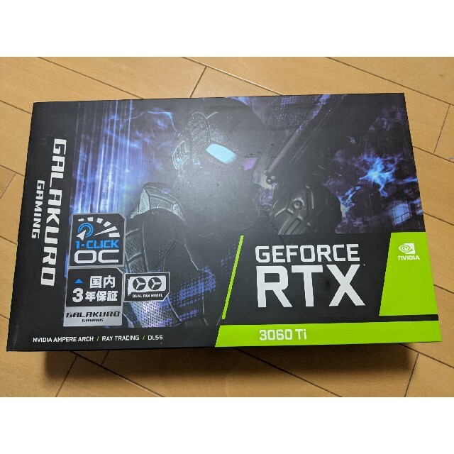 新品 玄人志向 GG-RTX3060Ti-E8GB/DF RTX 3060Ti