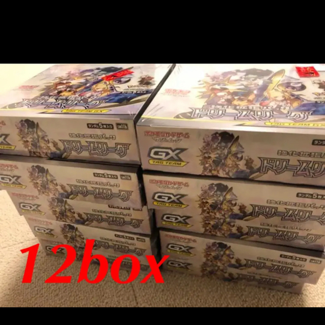 【中古】 ポケモン - ドリームリーグ 未開封 12BOX シュリンク付き 1カートン分 Box/デッキ/パック 【中古】 ポケモン - ドリームリーグ 未開封 12BOX シュリンク付き 1カートン分 Box/デッキ/パック
