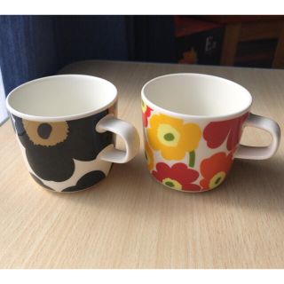 マリメッコ(marimekko)のmarimekko ラテマグ(2個セット)(グラス/カップ)