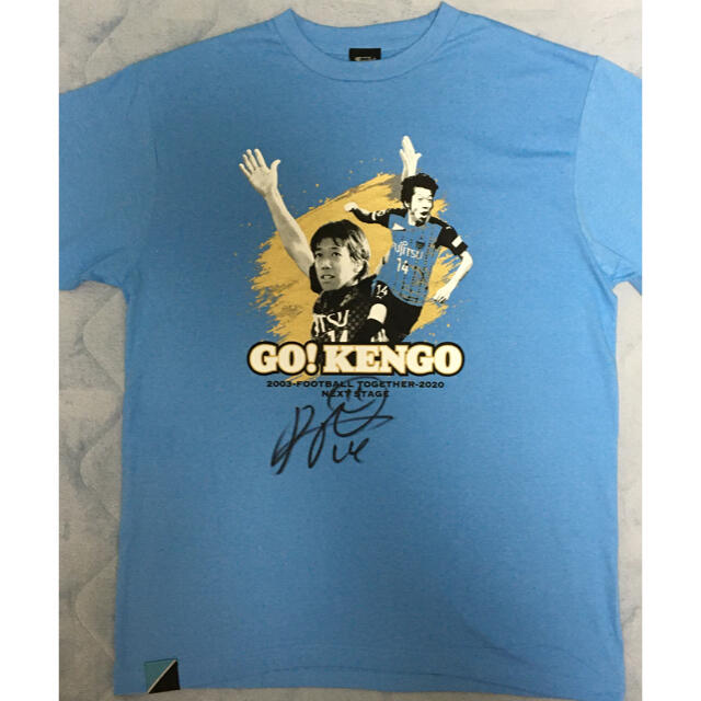 川崎フロンターレ One Four KENGO Tシャツ L中村憲剛サイン入り 川崎フロンターレ One Four KENGO Tシャツ L中村憲剛サイン入り