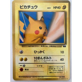 ポケモンカード ピカチュウ 旧裏 プロモカード ポケモンスナップ