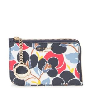 ケイトスペードニューヨーク(kate spade new york)のkate spade　カード　キーケース　花柄(名刺入れ/定期入れ)