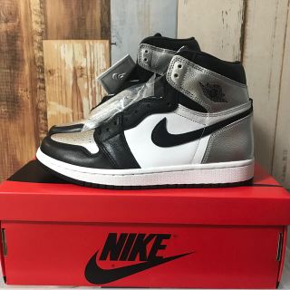 ナイキ(NIKE)の新品未使用・未試着　AIR JORDAN 1 HIGH OG シルバートゥ(スニーカー)