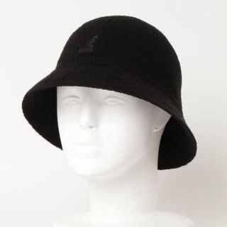 カンゴール(KANGOL)のKANGOL Bermuda Casual BLACK L 新品未使用(ハット)