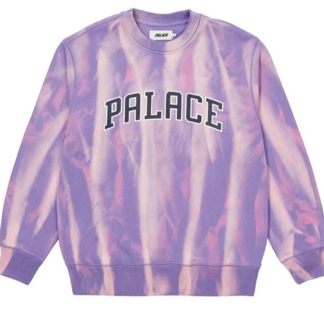 Supreme(シュプリーム)のPalace Try-Dye Crew Purple/ White メンズのトップス(スウェット)の商品写真