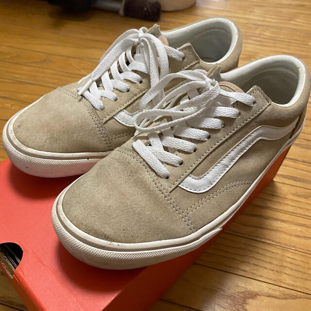 vansオールドスクール　ベージュ