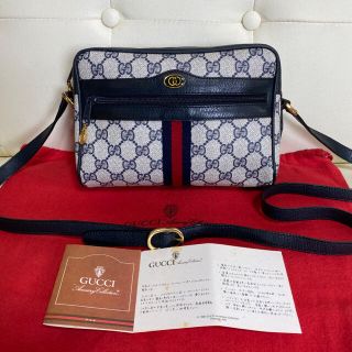 グッチ(Gucci)の未使用　ギャランティ付き　GUCCI オールド　グッチ シェリーライン バッグ(ショルダーバッグ)