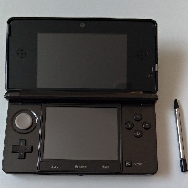 ニンテンドー3DS(ニンテンドー3DS)のNintendo 3DS 本体  コスモブラック エンタメ/ホビーのゲームソフト/ゲーム機本体(携帯用ゲーム機本体)の商品写真