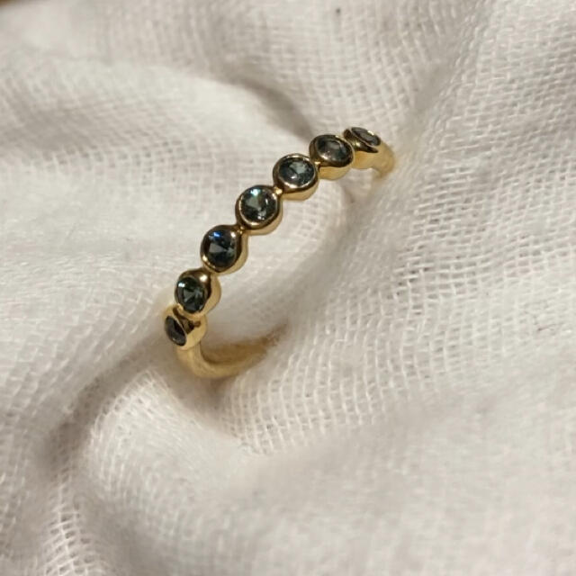 カラーチェンジガーネット7石 K18 リング | www.prakashferrous.com