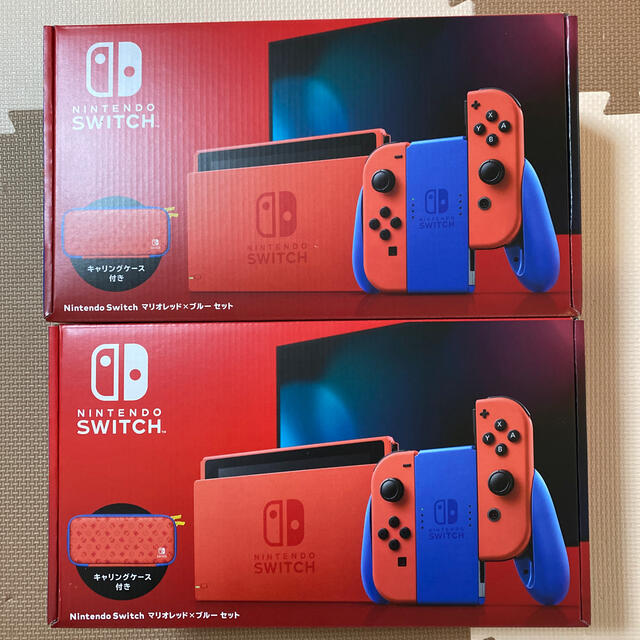 Switch マリオレッド 新品未開封 2台