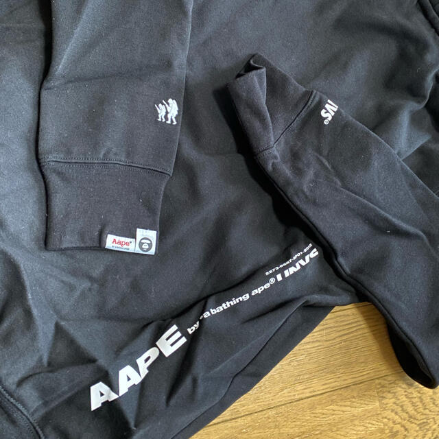 A BATHING APE(アベイシングエイプ)のAPE 黒パーカー メンズのトップス(パーカー)の商品写真