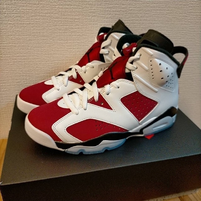 【27cm US9】NIKE AIR JORDAN 6 RETROカーマイン