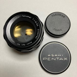 ペンタックス(PENTAX)の美品 M42銘玉 Super-Takumar 55mm F1.8 純正付属(レンズ(単焦点))