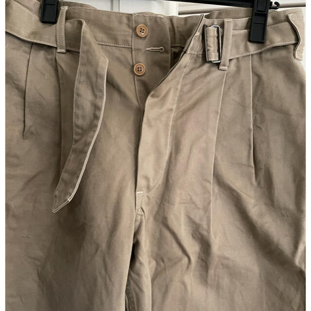 COMOLI - COMOLI Belted Chino Pants サイズ1の通販 by tom's shop