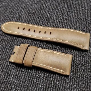 パネライ(PANERAI)のパネライ 純正 アッソルタメンテ ダークブラウン　26mm/22mm 尾錠用(レザーベルト)