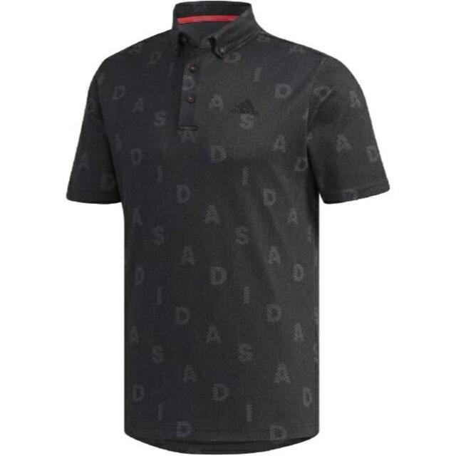 adidas - ☆新品!!!　ADIDASモノグラム 半袖ボタンダウンシャツ　サイズ0☆