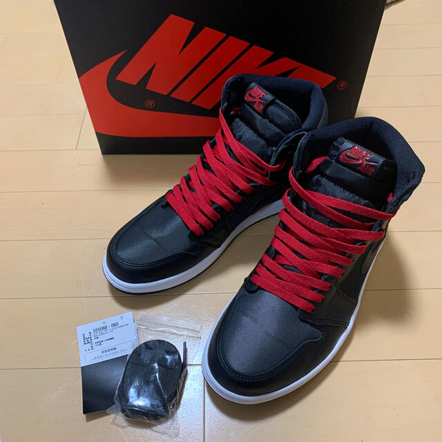 NIKE(ナイキ)のNIKE / AIR JORDAN 1 "BLACK SATIN" 27cm メンズの靴/シューズ(スニーカー)の商品写真