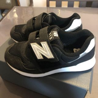 ニューバランス(New Balance)のニューバランス  キッズ　PO313 ブラック　18㎝(スニーカー)