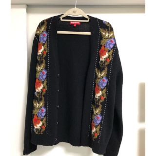 シュプリーム(Supreme)のsupreme floral stripe cardigan カーディガン(カーディガン)