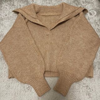 ザラ(ZARA)のZARA 襟付きニット　オーバーサイズ　ニット(ニット/セーター)