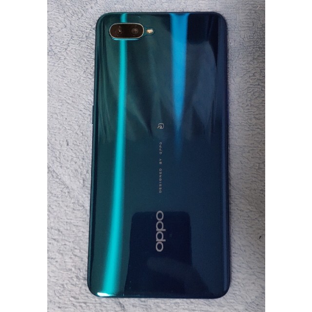 OPPO(オッポ)のOPPO Reno A 128GB ブルー 楽天版 美品 スマホ/家電/カメラのスマートフォン/携帯電話(スマートフォン本体)の商品写真