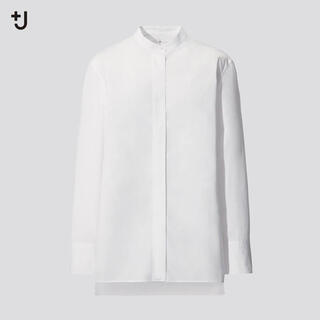 ユニクロ(UNIQLO)のスーピマコットンスタンドカラーシャツ(シャツ/ブラウス(長袖/七分))