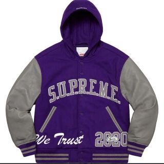 シュプリーム(Supreme)のSupreme King Hooded Varsity Jacket(スタジャン)