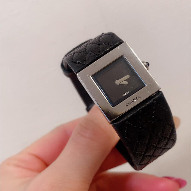 CHANEL - 超美品 CHANEL マトラッセ ウオッチ レザーベルト CHANEL - 超美品 CHANEL マトラッセ ウオッチ レザーベルト