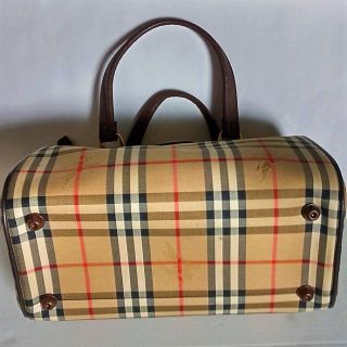 BURBERRY - バーバリー ミニボストンバッグ ノバチェック 中古品の通販