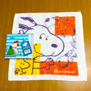 スヌーピー(SNOOPY)のスヌーピー ミニタオル 2枚セット☆ハンドタオル☆タオルハンカチ☆お値下げ♪♪(タオル)