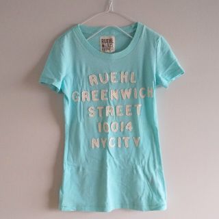 ルールナンバー925(Ruehl No.925)のsale＊送料無料＊RUEHL No.925 アップリケ Tシャツ XS＊新品(Tシャツ(半袖/袖なし))