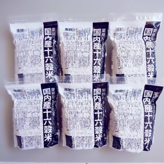 国内産十六穀米　500g×6　米/穀物　種商　業務用