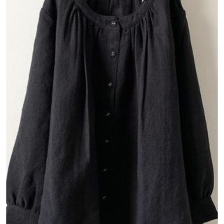 ネストローブ(nest Robe)のrehellinen bell blouse linen wool (シャツ/ブラウス(長袖/七分))