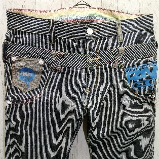 【断捨離】RIMASTER パンツ　ズボン　派手　奇抜　Lサイズ メンズのパンツ(ワークパンツ/カーゴパンツ)の商品写真