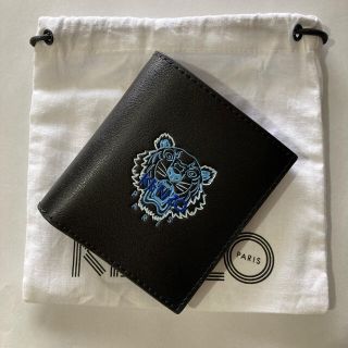 KENZO ケンゾー タイガーフェイス 折り財布 ブラック