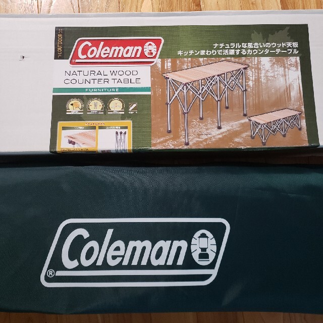 Coleman(コールマン)のコールマン　ナチュラルウッドロールテーブル インテリア/住まい/日用品の机/テーブル(アウトドアテーブル)の商品写真