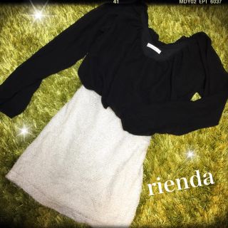 リエンダ(rienda)のrienda ワンピース 【着画あり】(ミニワンピース)