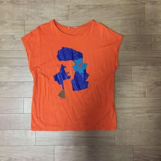 ザラ(ZARA)のZARA オレンジTシャツ(Tシャツ(半袖/袖なし))