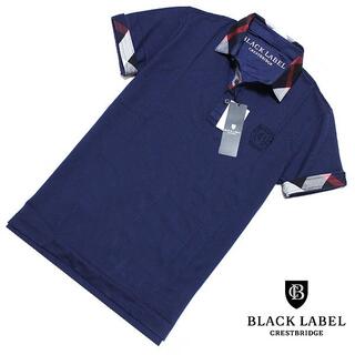 ブラックレーベルクレストブリッジ(BLACK LABEL CRESTBRIDGE)の新品 ブラックレーベル クレストブリッジ チェック 高品質 半袖ポロシャツ M(ポロシャツ)