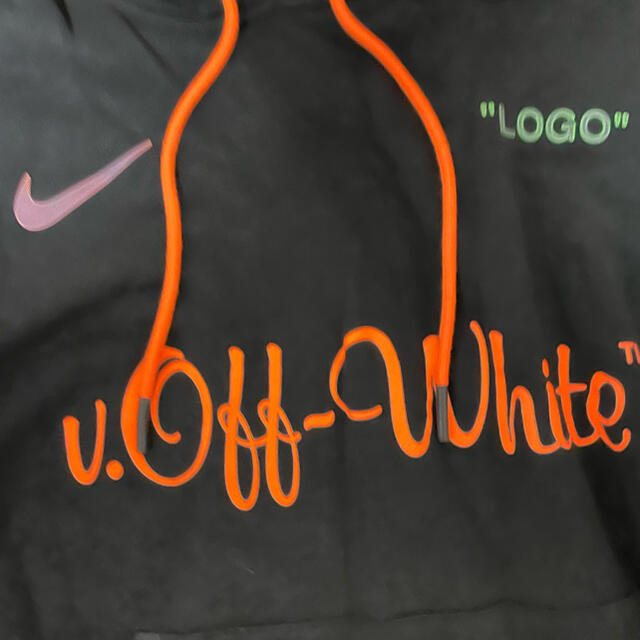 NIKE off-white パーカーLサイズ