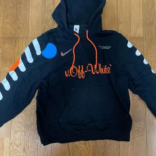 オフホワイト(OFF-WHITE)のoff-white × NIKE パーカー　Lサイズ　hoodie (パーカー)